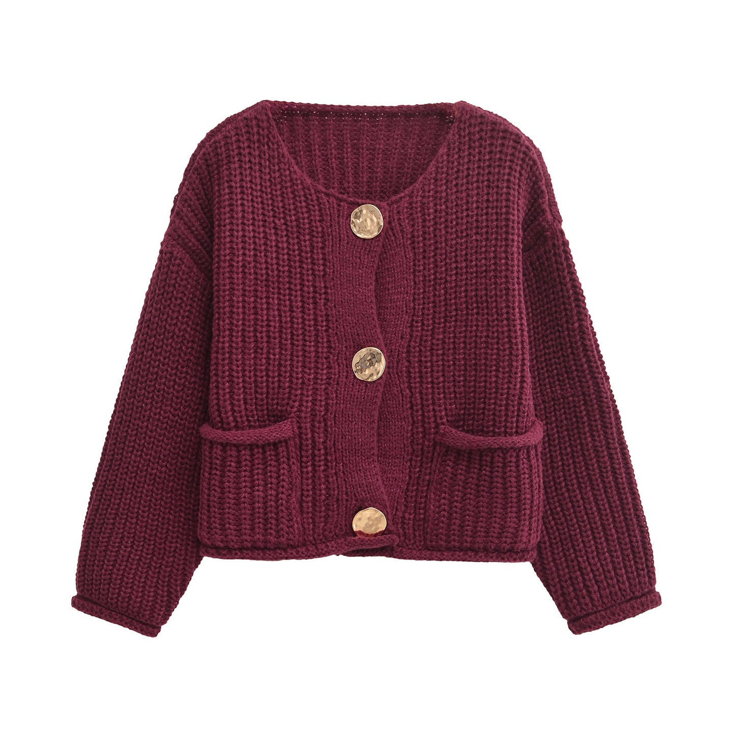 Lockere Strickjacke