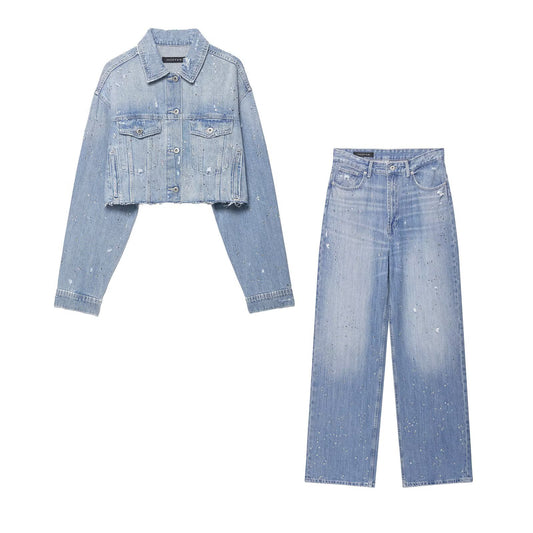 Glam Denim Zweiteiler