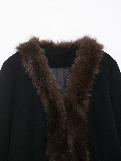 Faux-Fur Kurzjacke